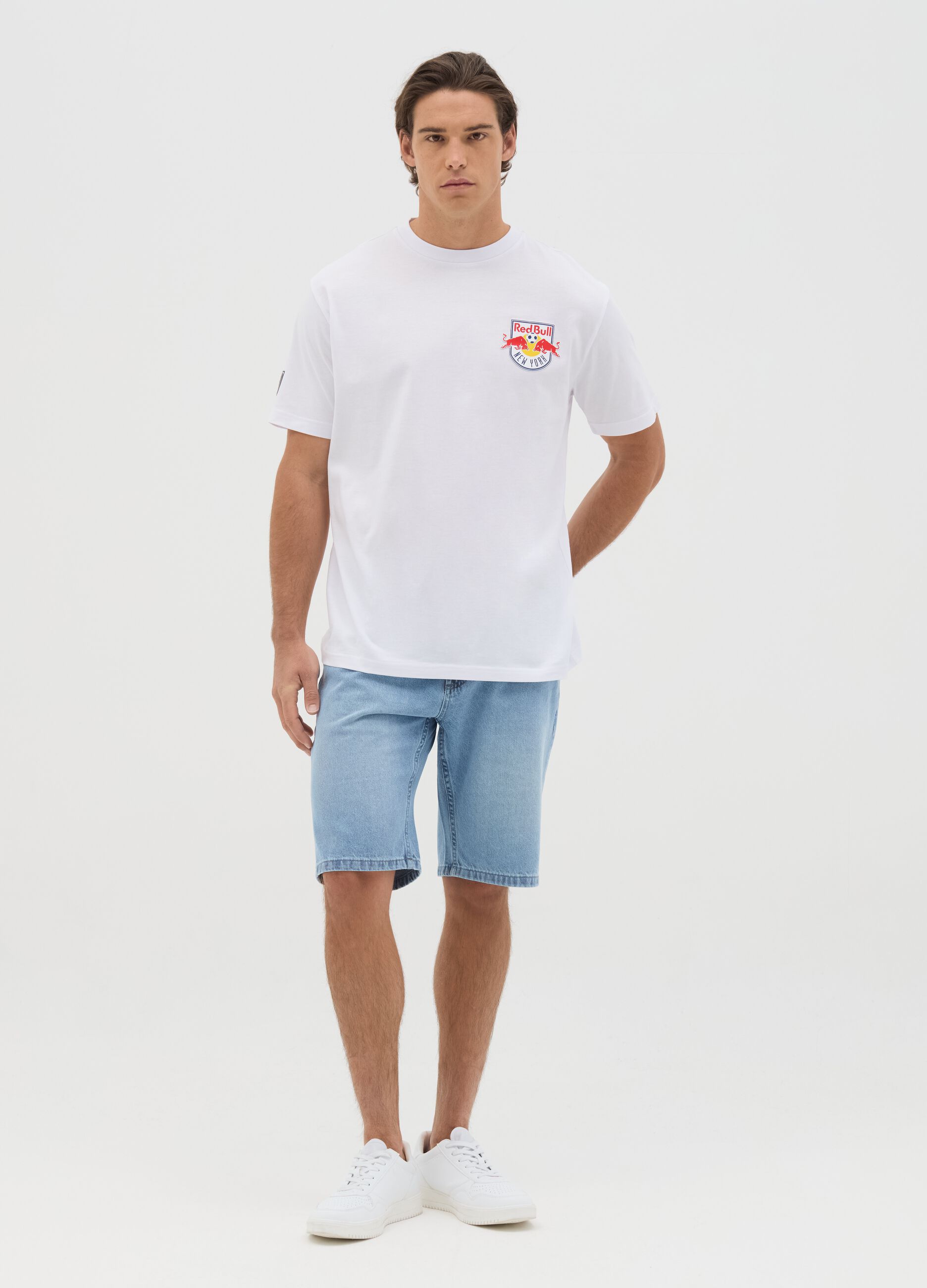 Red Bull New York white T-shirt in cotton