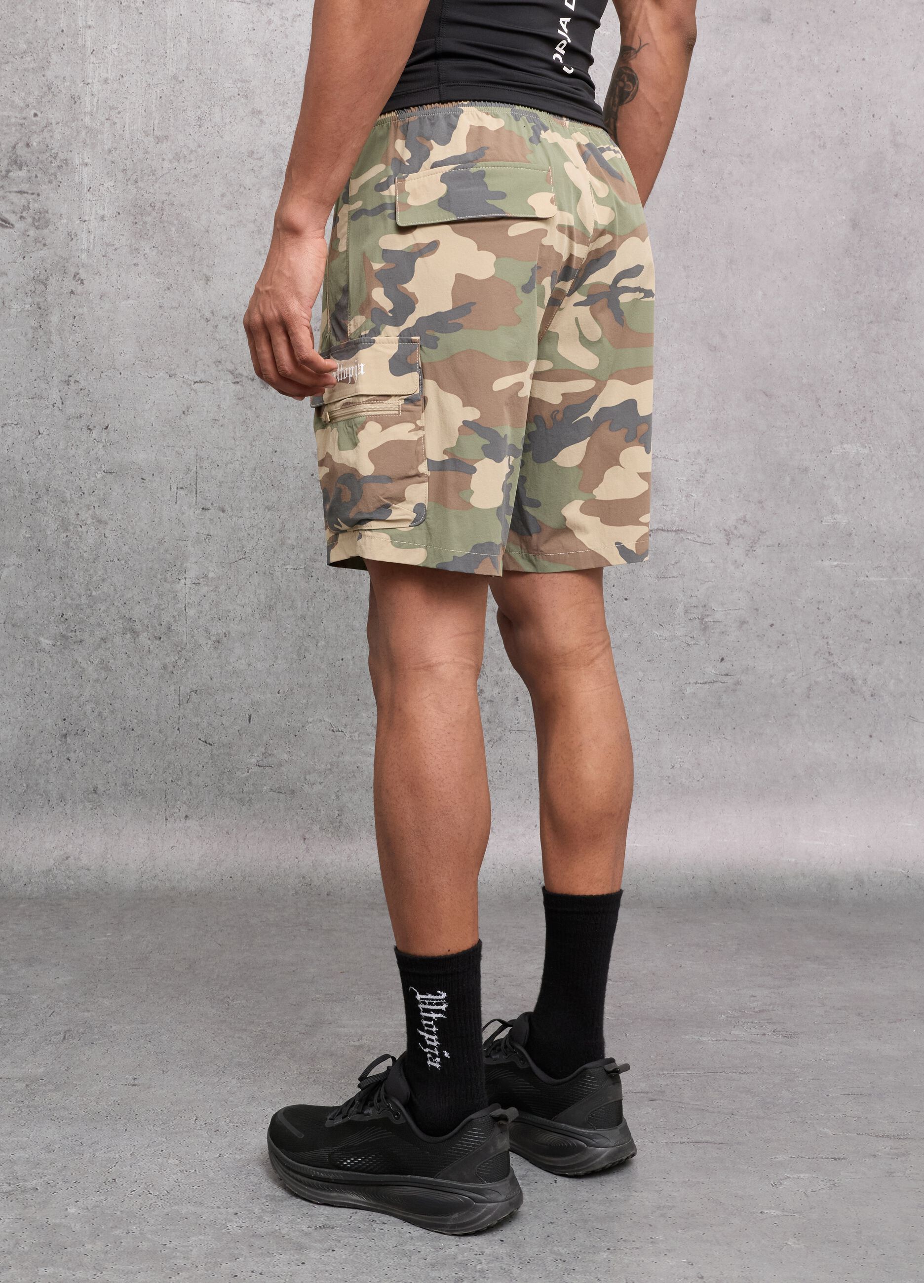 Kombat Active Camo Cargo Shorts