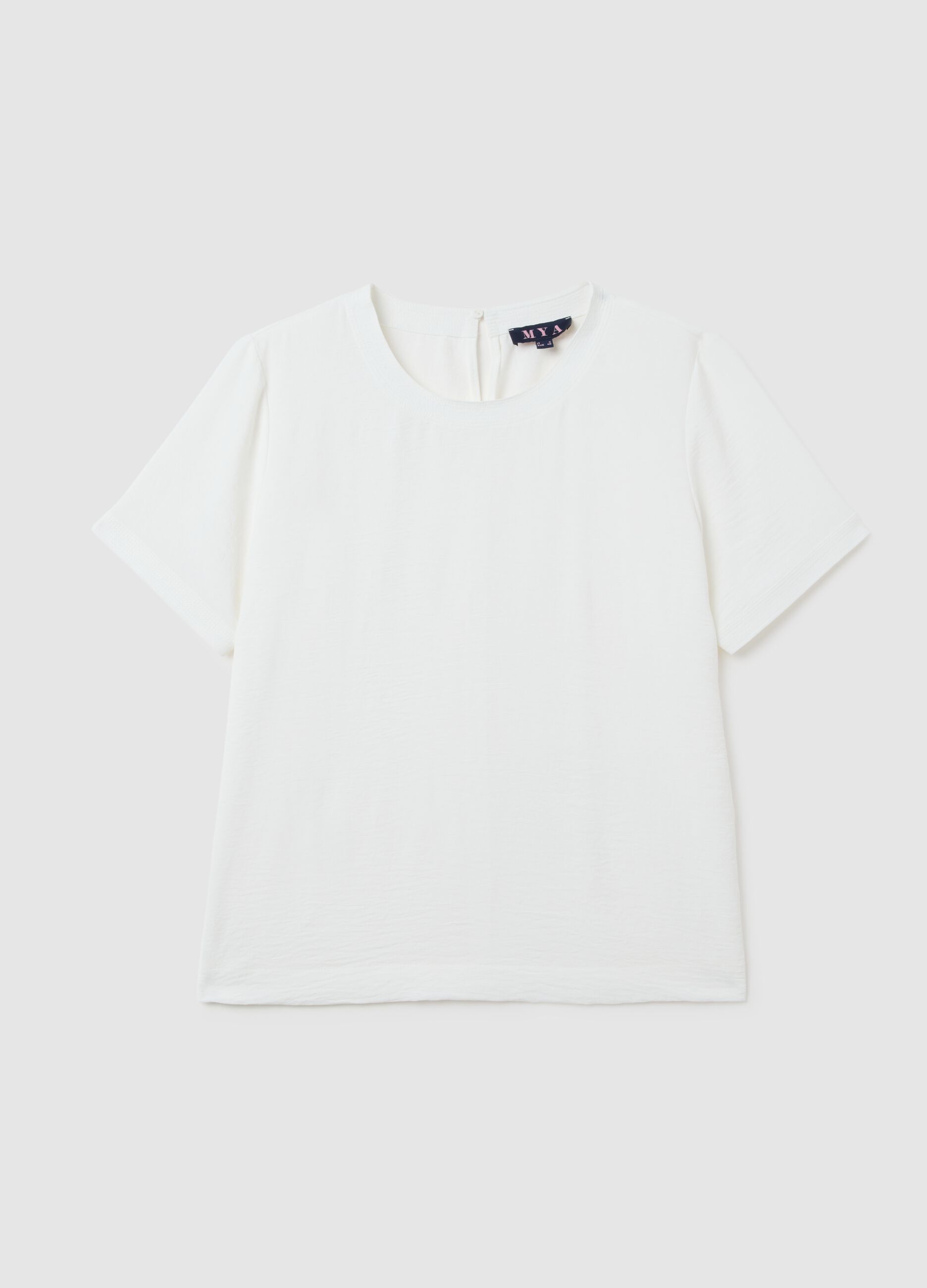 White regular fit T-shirt