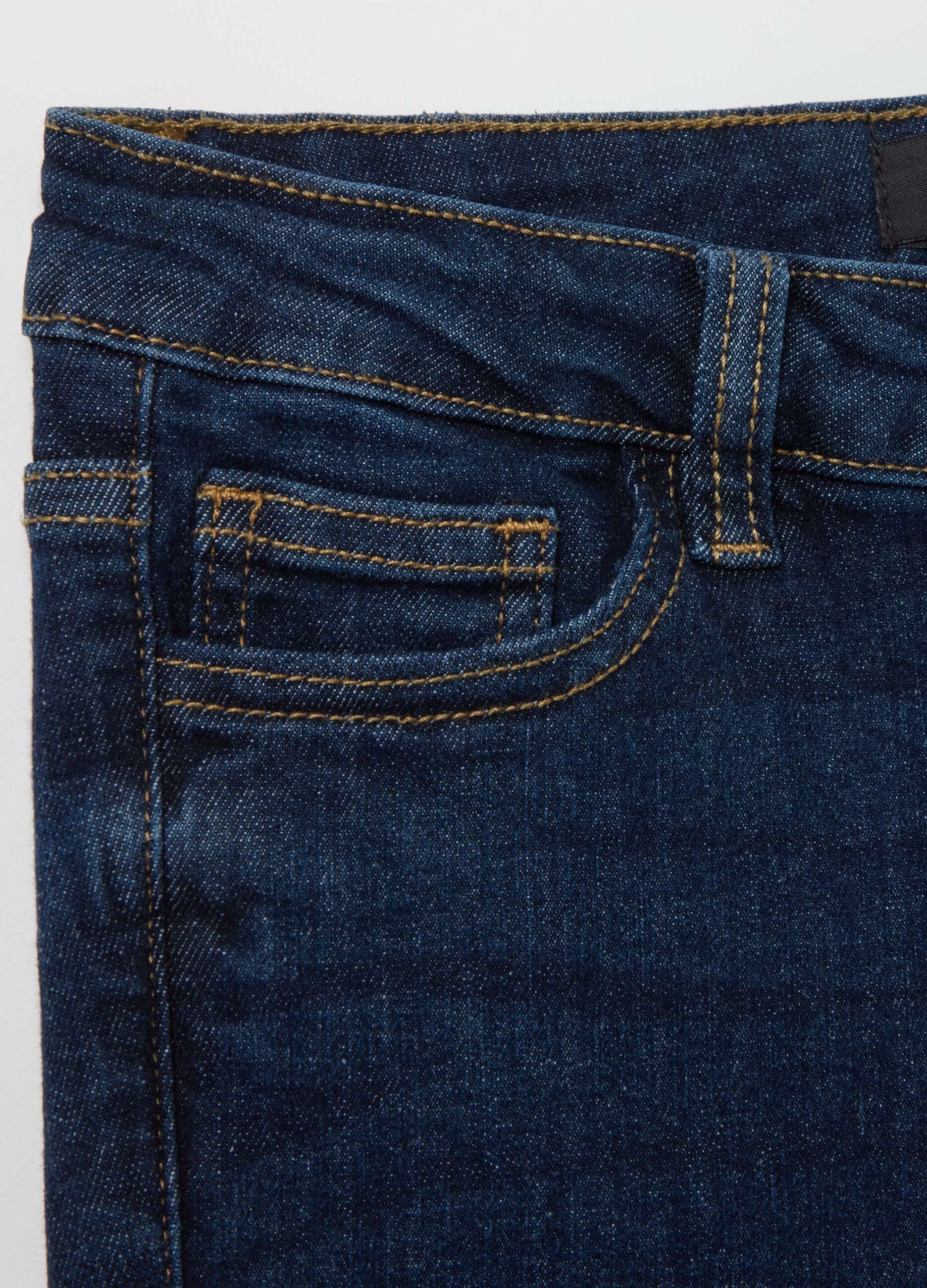 Cropped skinny-fit jeans