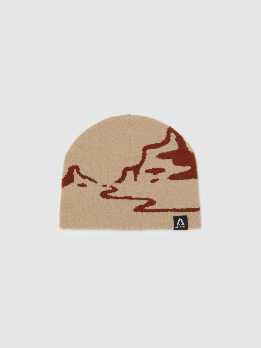 Jacquard Hat with Contrasting Graphic Pattern ALTAVIA WITH DEBORAH COMPAGNONI_0