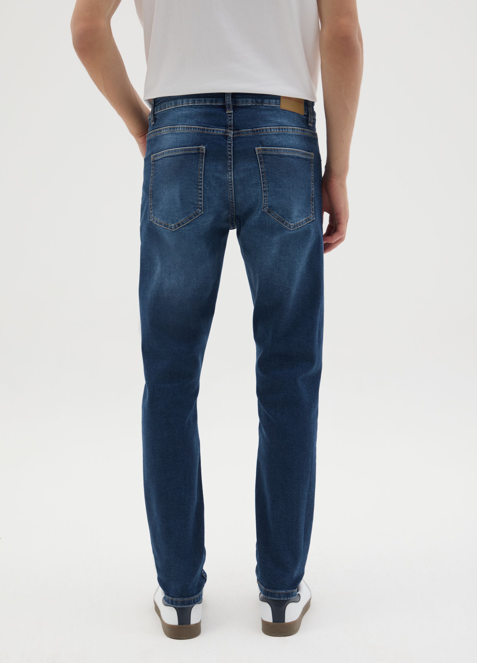 Skinny Fit Blue Denim Jeans