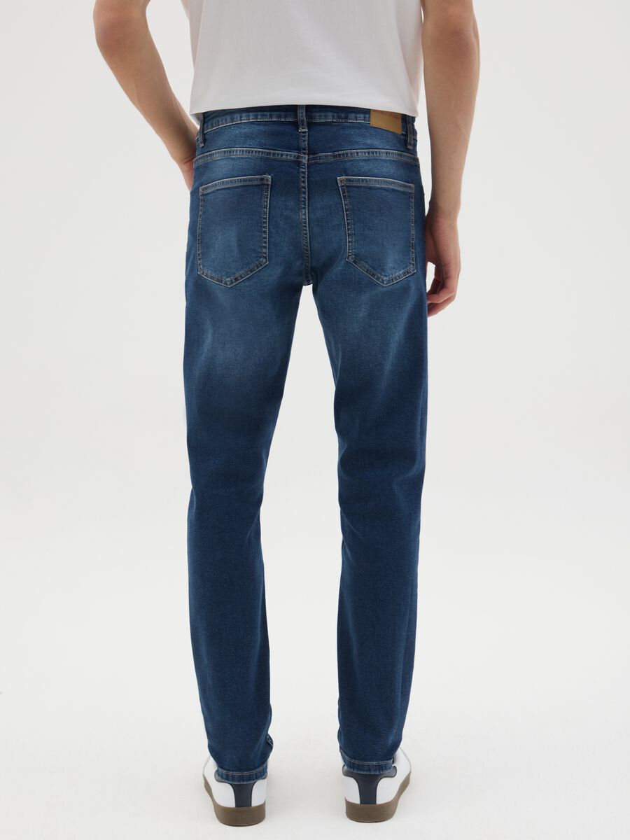 Skinny Fit Blue Denim Jeans_3