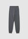 Grey Cotton Jogger Trousers_1