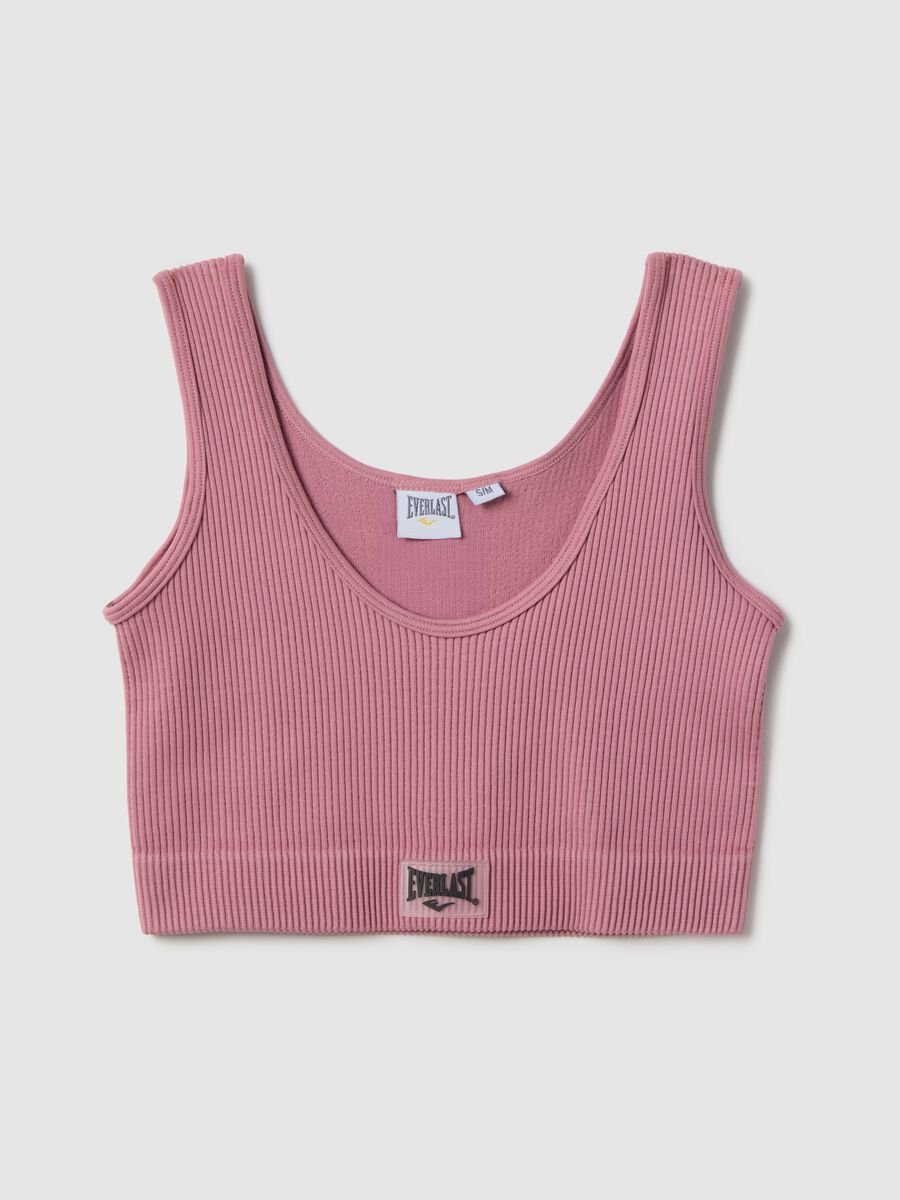 Pink Regular Fit Sports Tank Top_4