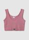 Pink Regular Fit Sports Tank Top_4