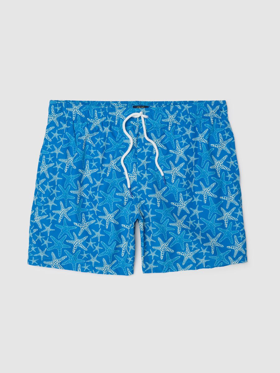 Men's Multicolour Swimwear with Starfish_0