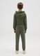 Boys' green pure cotton jogger trousers regular fit_1
