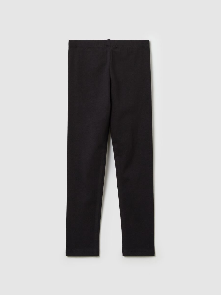 Stretch cotton leggings_1
