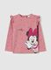 Organic cotton T-shirt with Minnie Mouse print_0