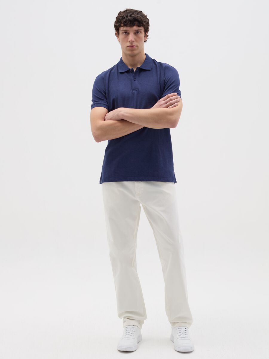 Regular-fit polo shirt in cotton_1