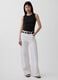 Ribbed cotton-blend tank top_2