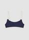 Blue stretch bikini with contrasting trims_4