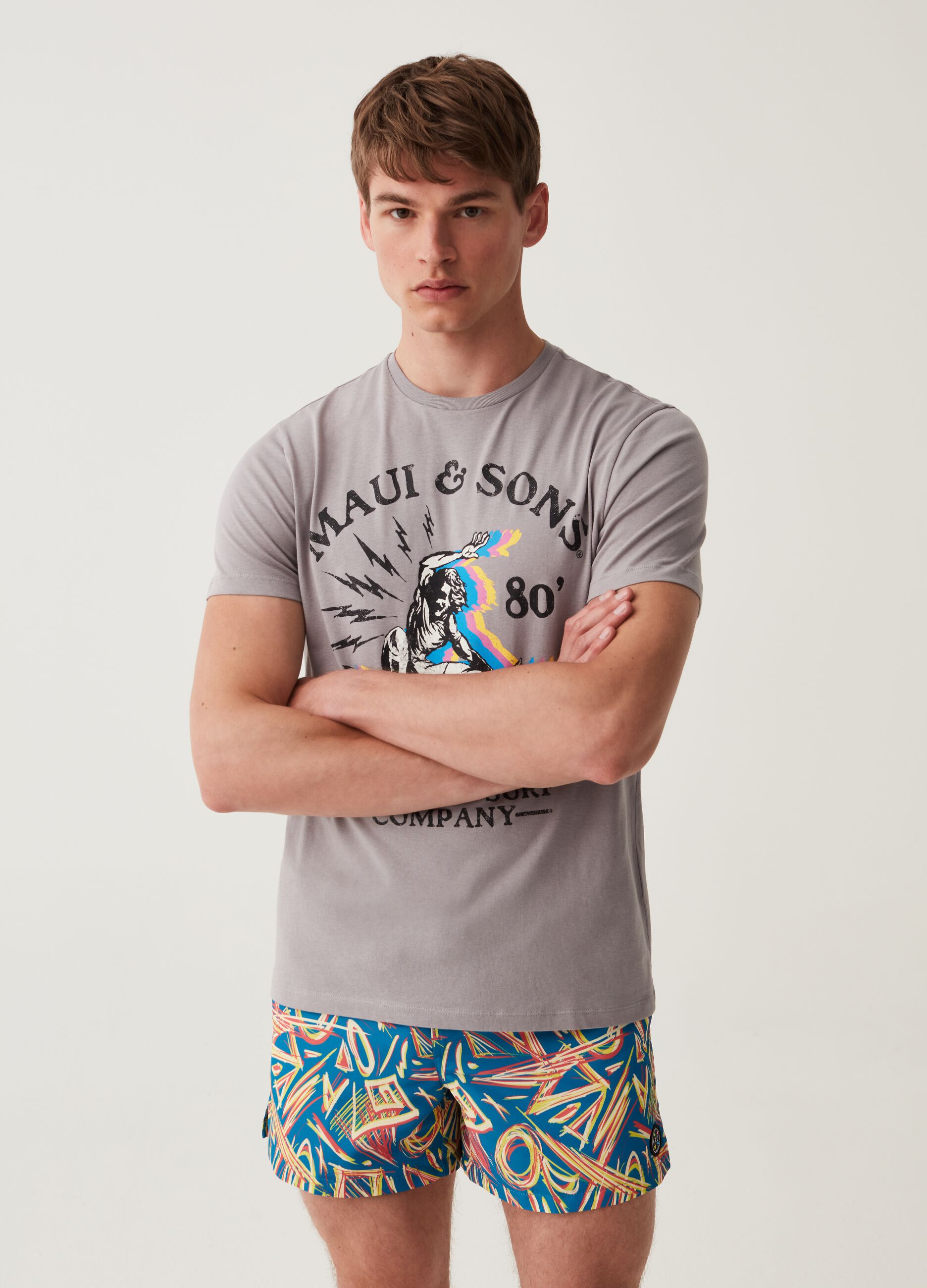 Costume boxer stampa fantasia Maui and Sons_0