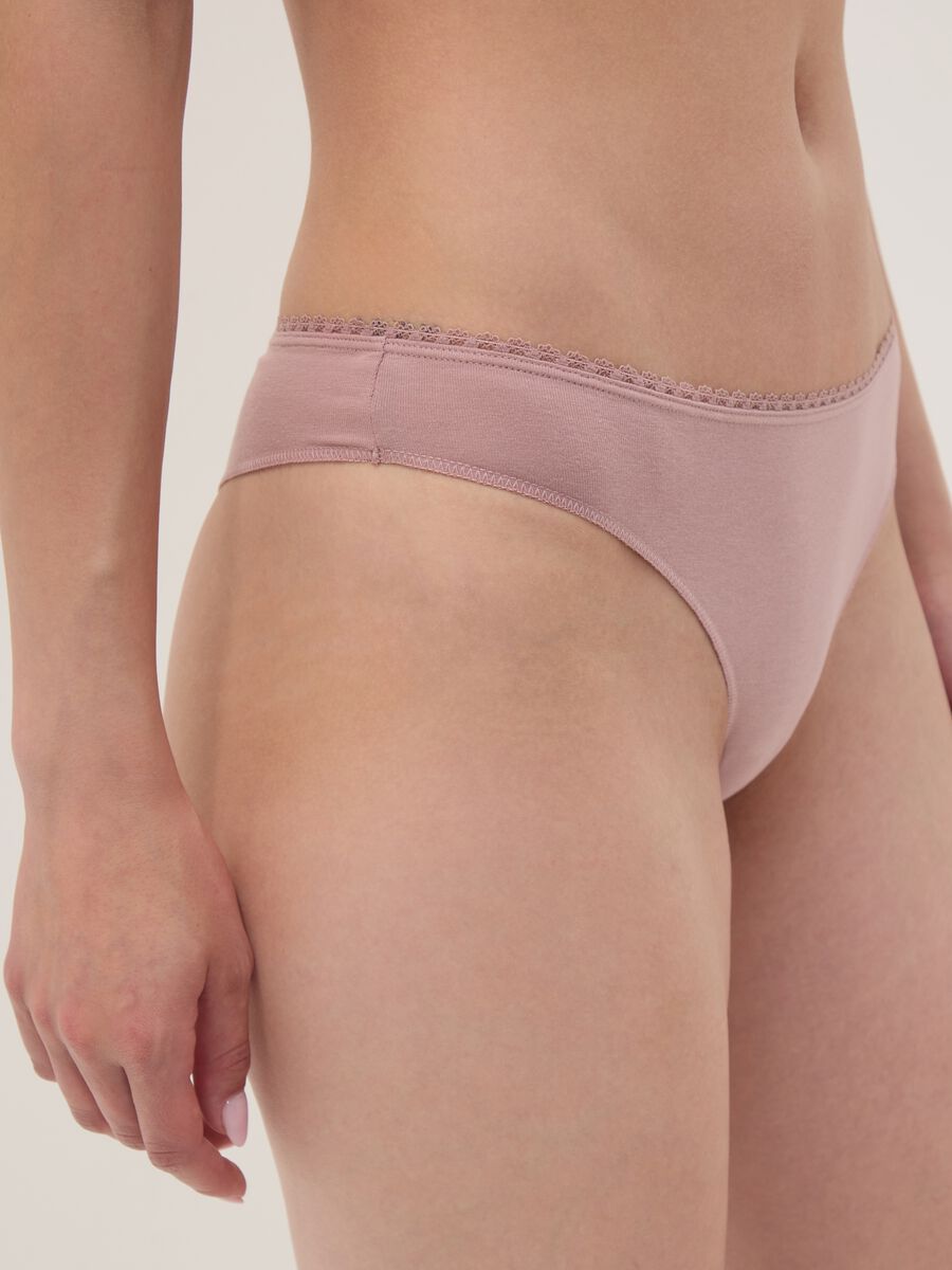Tripack di slip brasiliana multicolor in cotone organico elasticizzato_3