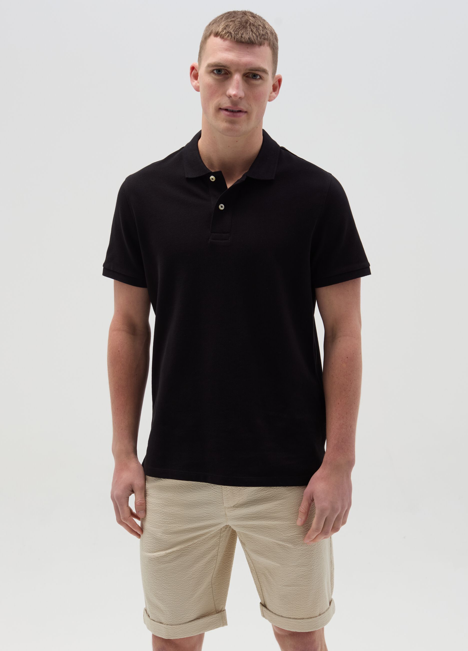 Ovs Bermuda chino in seersucker con pinces