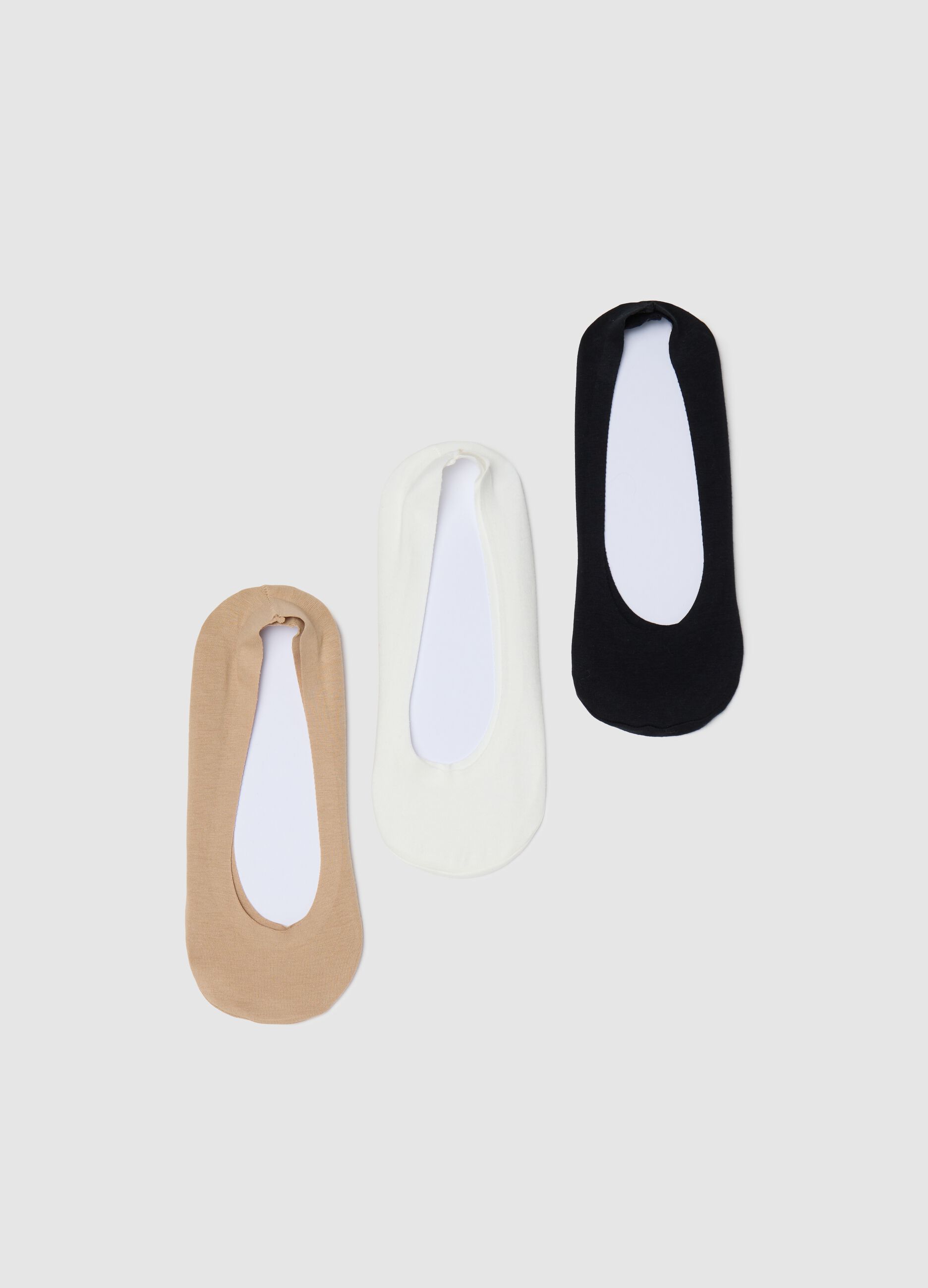Multipack invisible cotton stretch socks by Ovs
