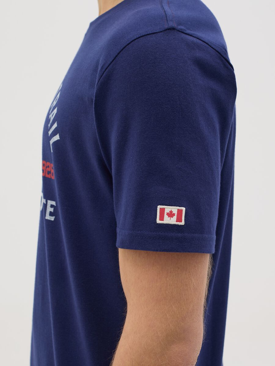 Canada's Trail blue T-shirt with print_3