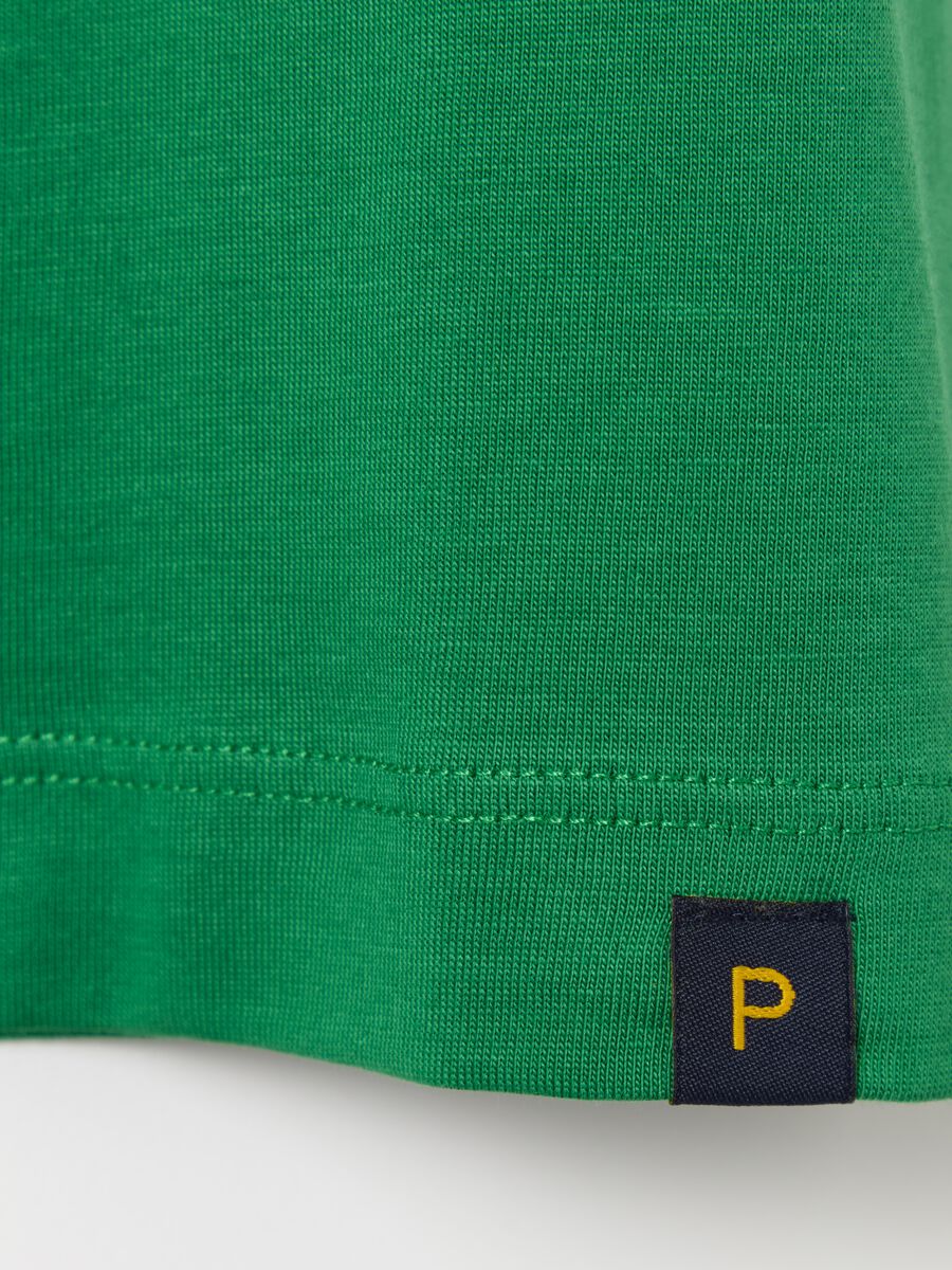 Cotton V-neck T-shirt_5