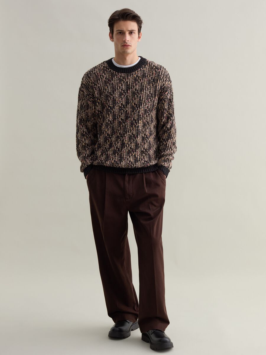Chino trousers in cotton drill_1