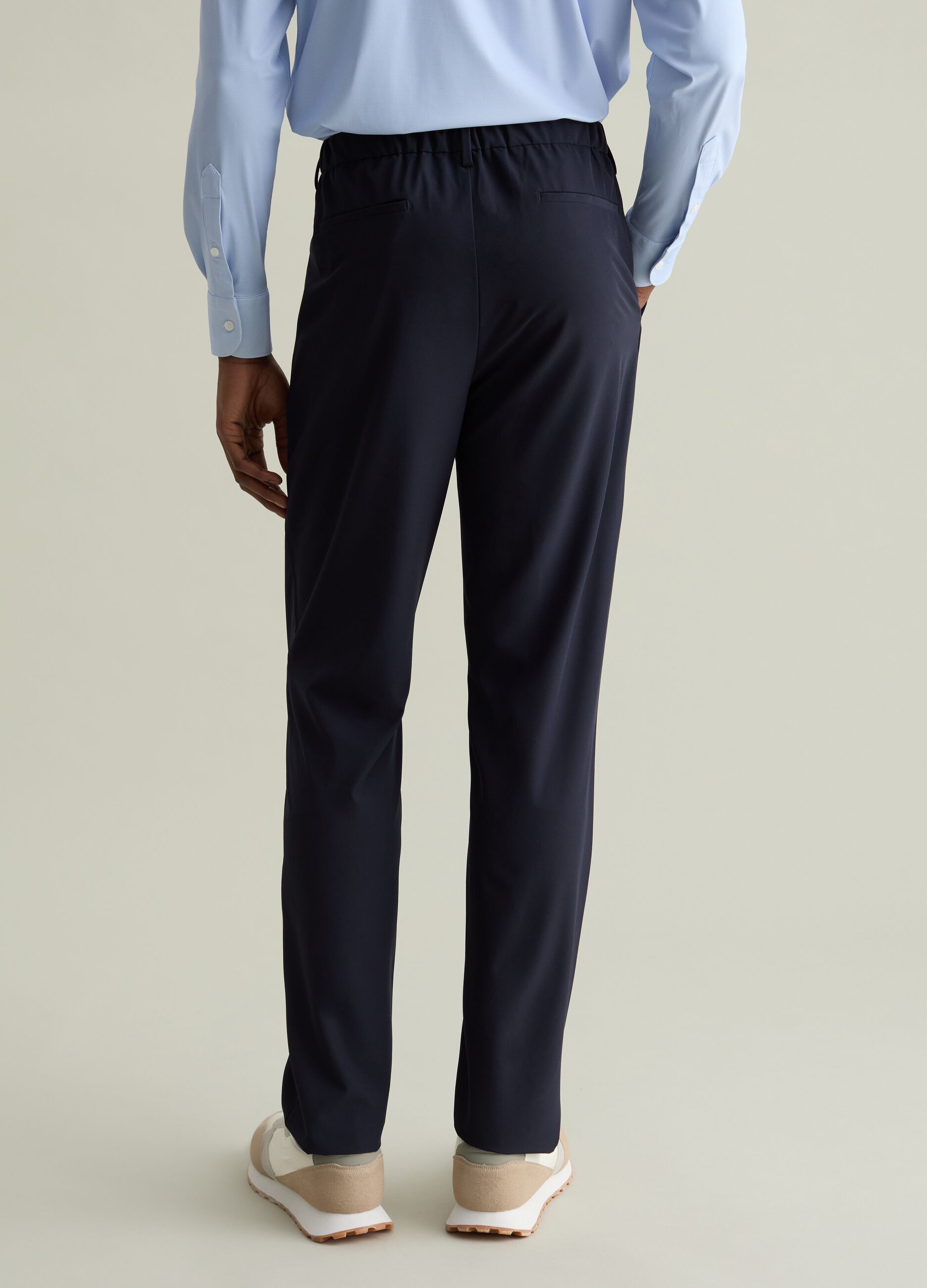 Chino jogger trousers in technical fabric