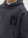Boys' grey over fit pure cotton hoodie_2