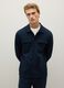 Blue Cotton-Blend Sweatshirt with Buttons_1