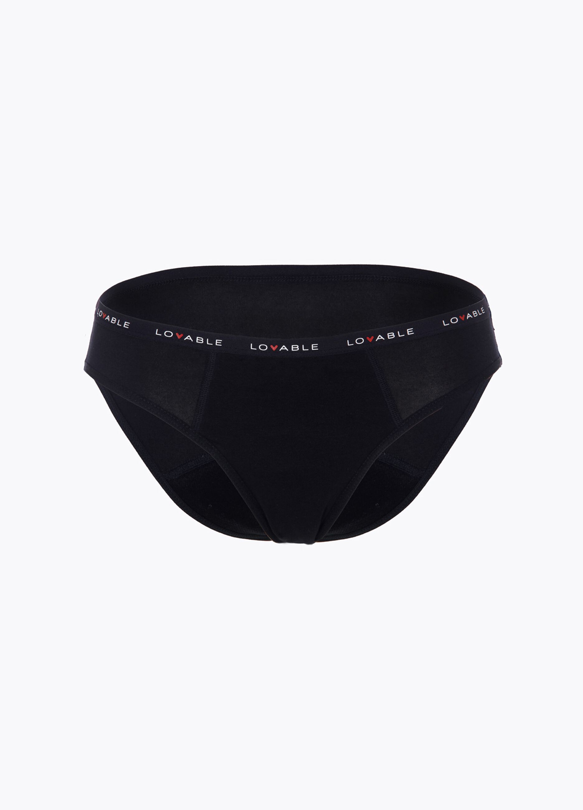LOVABLE Period Panties Slip da ciclo flusso medio in cotone bio