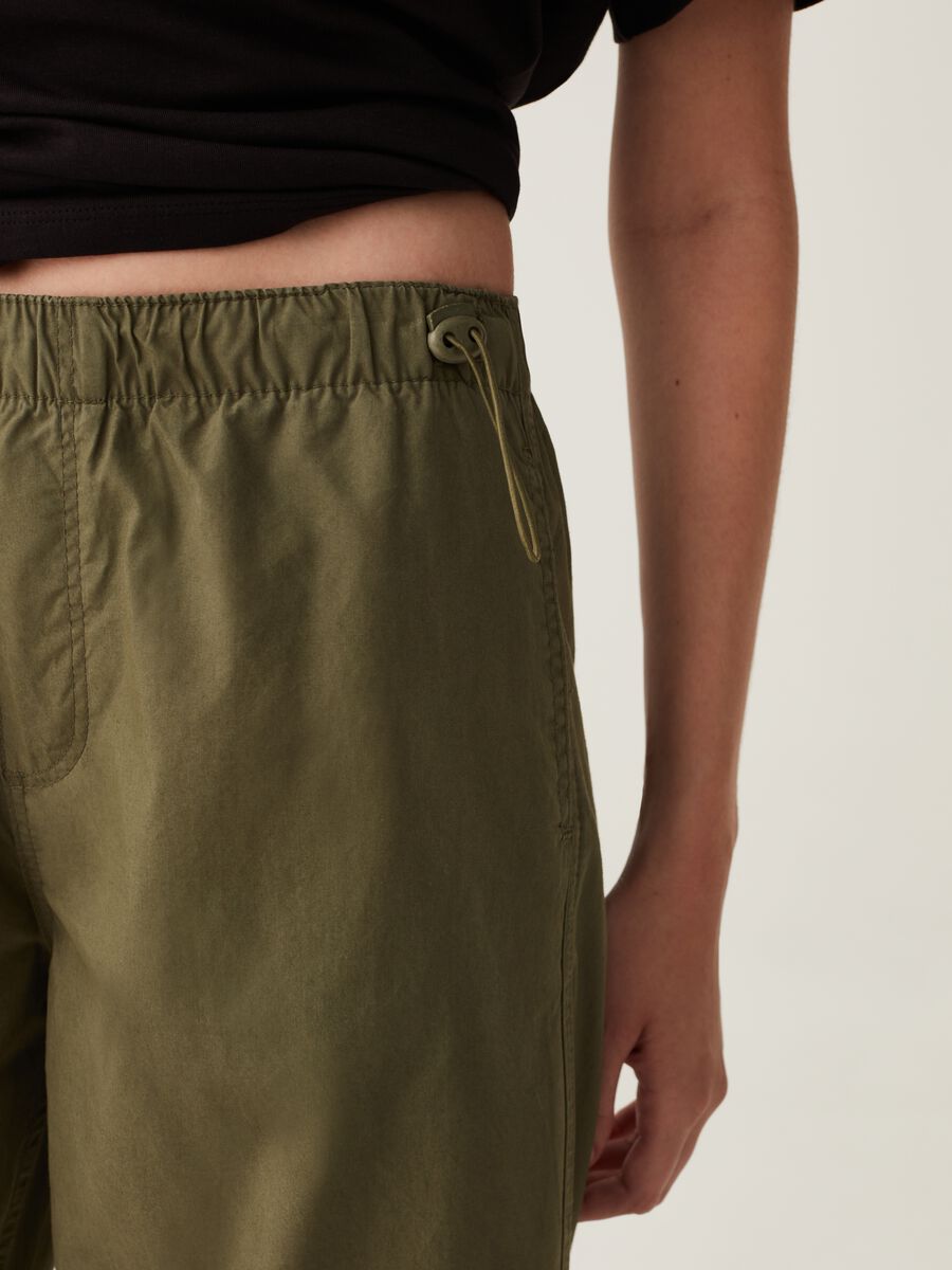 Pantaloni parachute in cotone_3