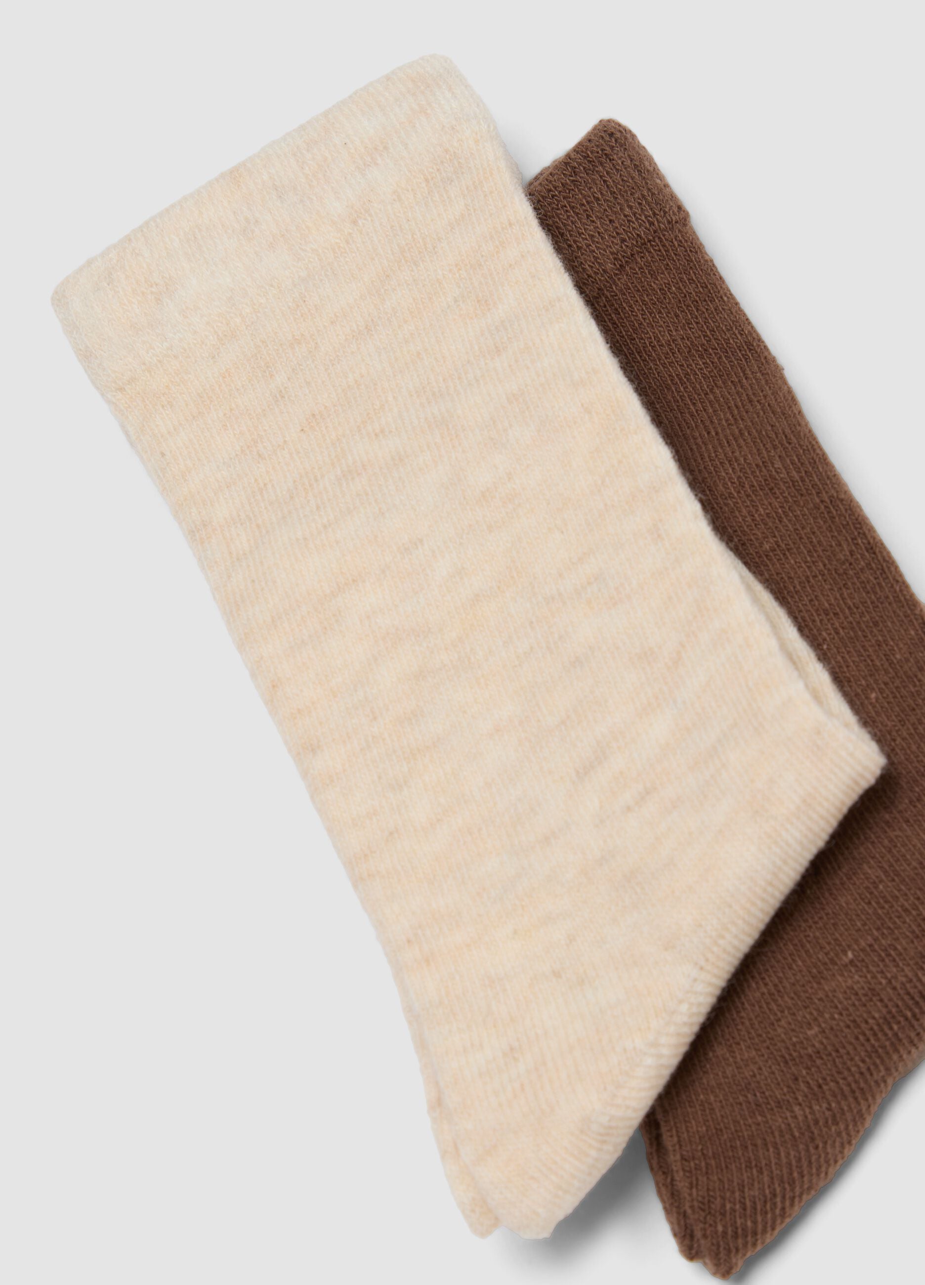 3-pack of multicolour long socks in stretch organic cotton
