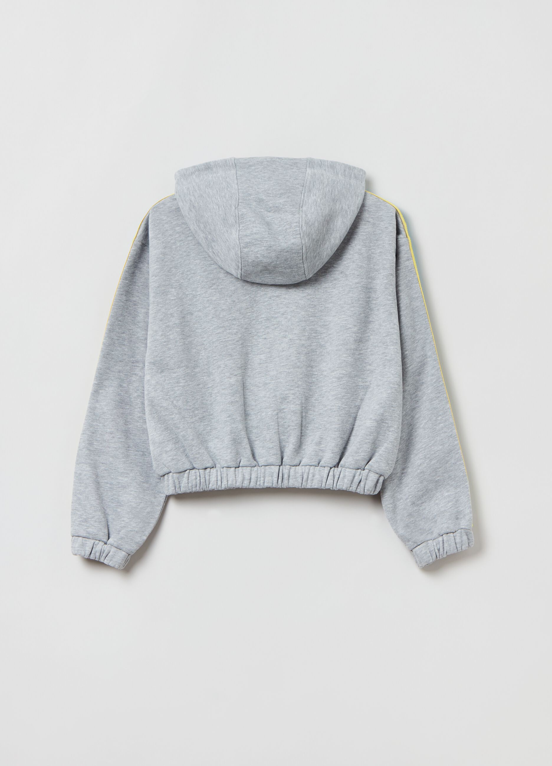Full-zip con cappuccio e paillettes