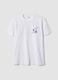 White pure cotton short-sleeve T-shirt_4