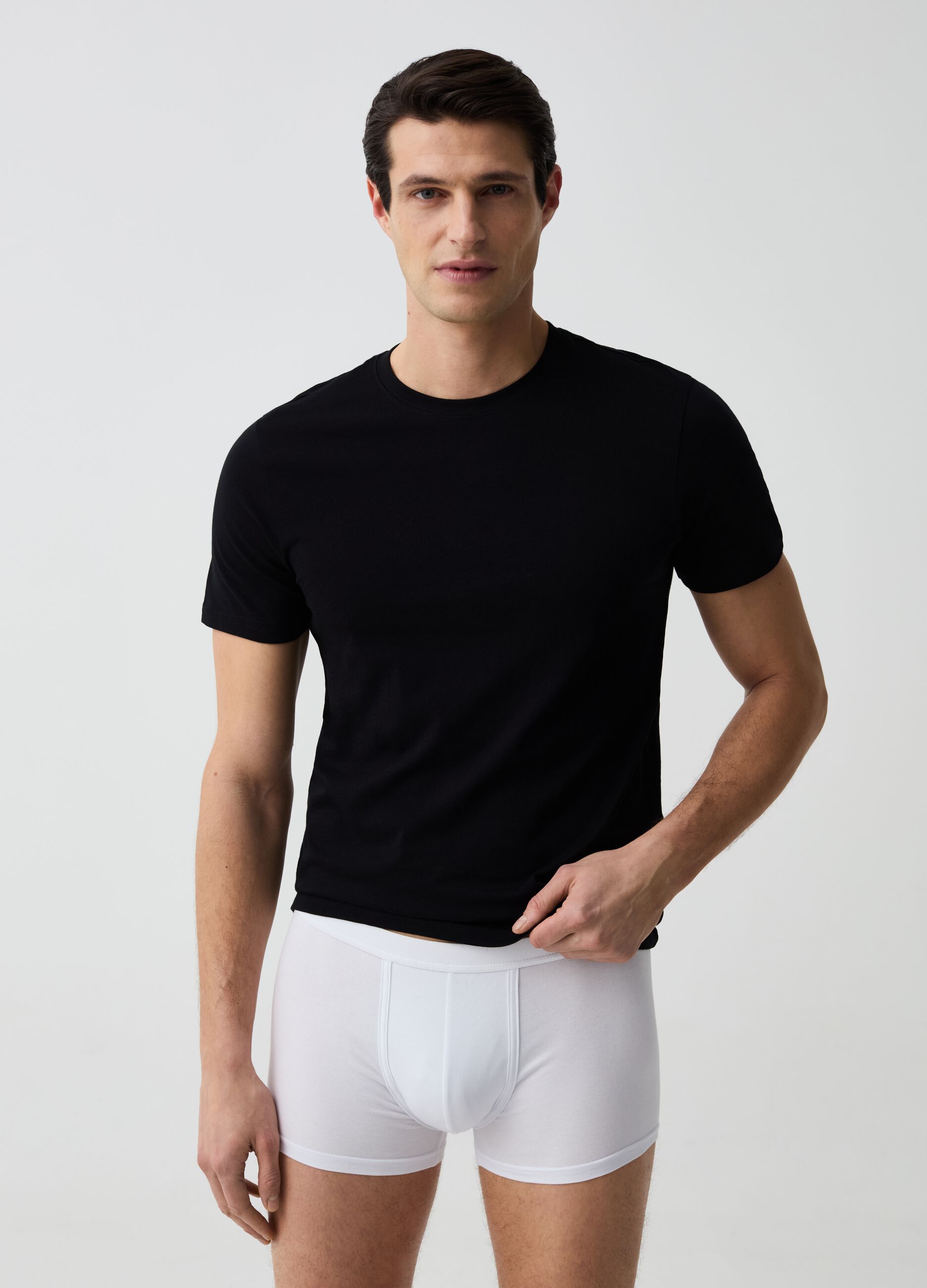 Two-pack boxer shorts in stretch Supima cotton