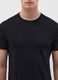 Men's pure cotton black regular fit t-shirt_1