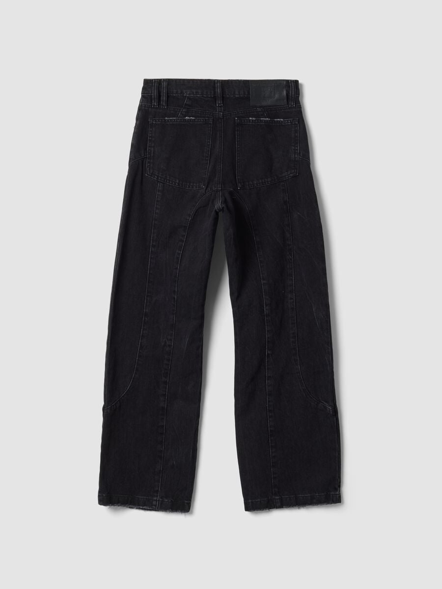 Baggy Denim Washed Black_5