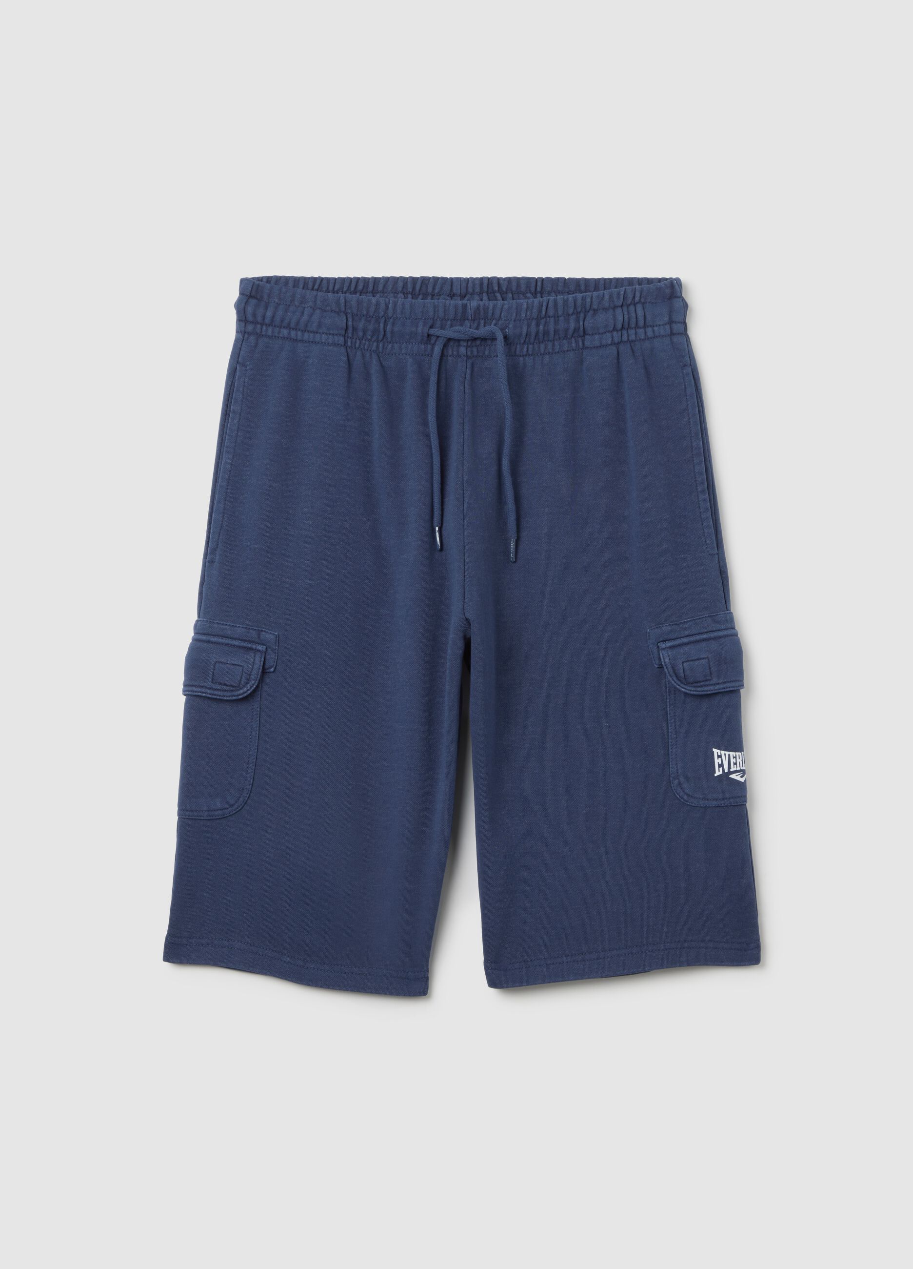 Blue Everlast cargo shorts in cotton blend