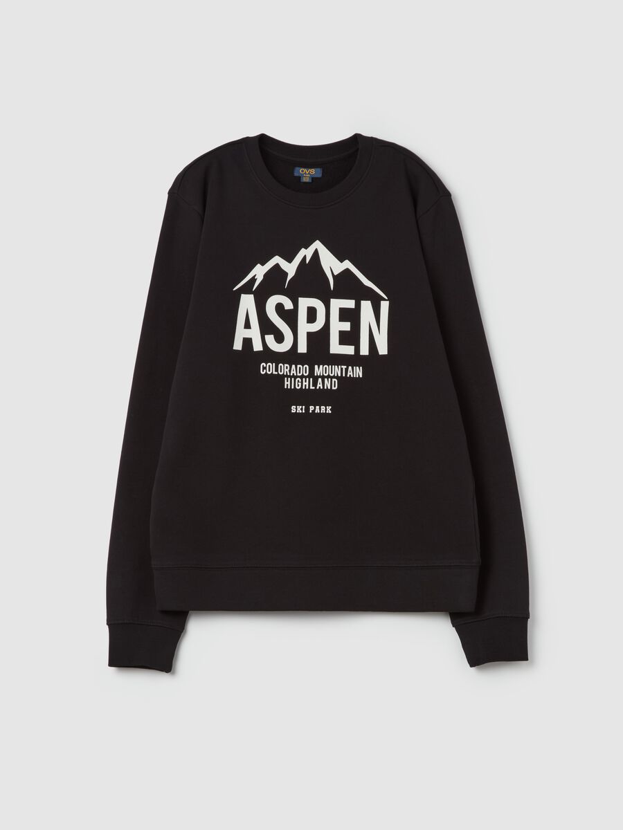 Sweatshirt with mountains print_3