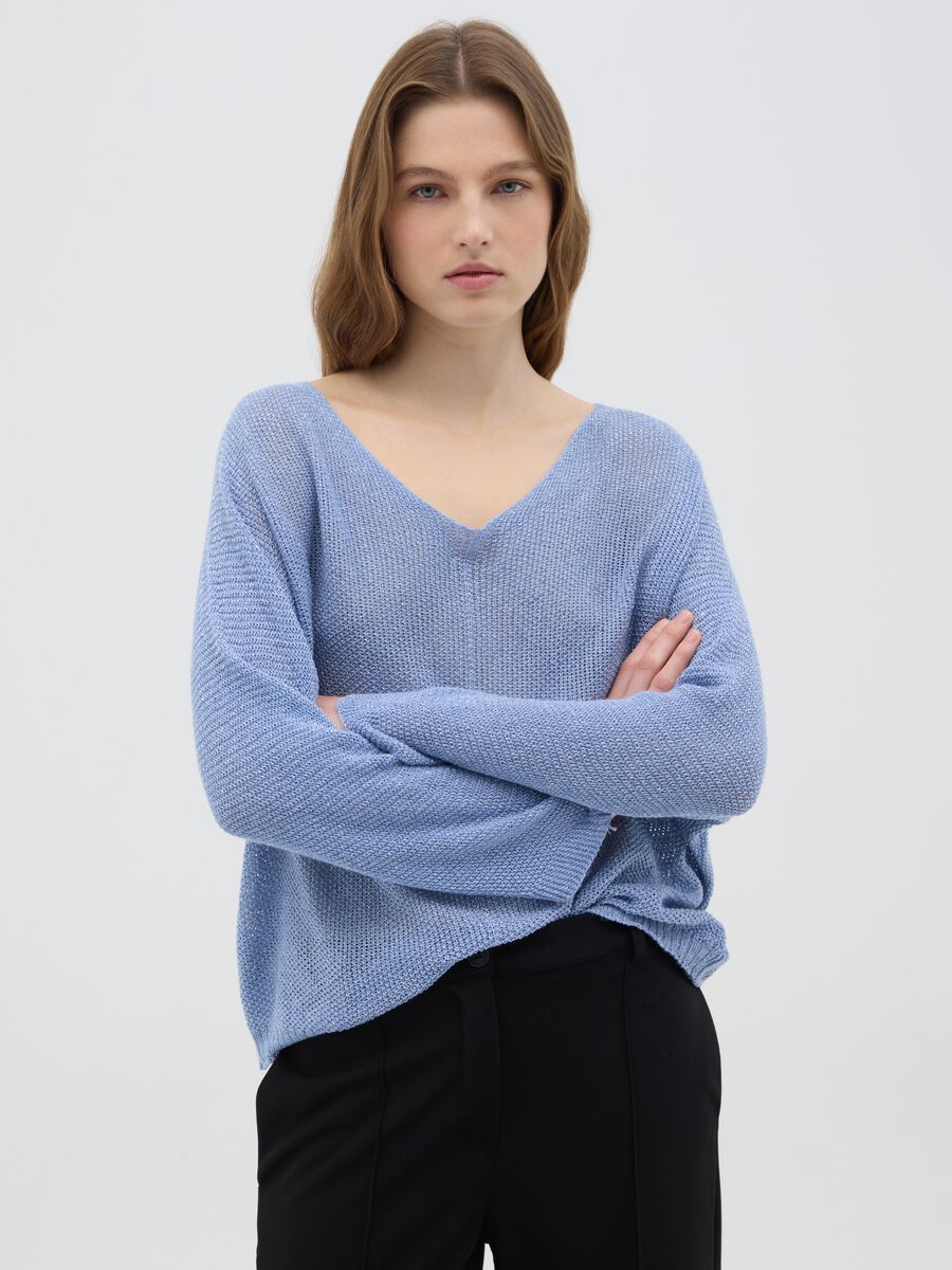 Blue Regular Fit Women's Jumper_0