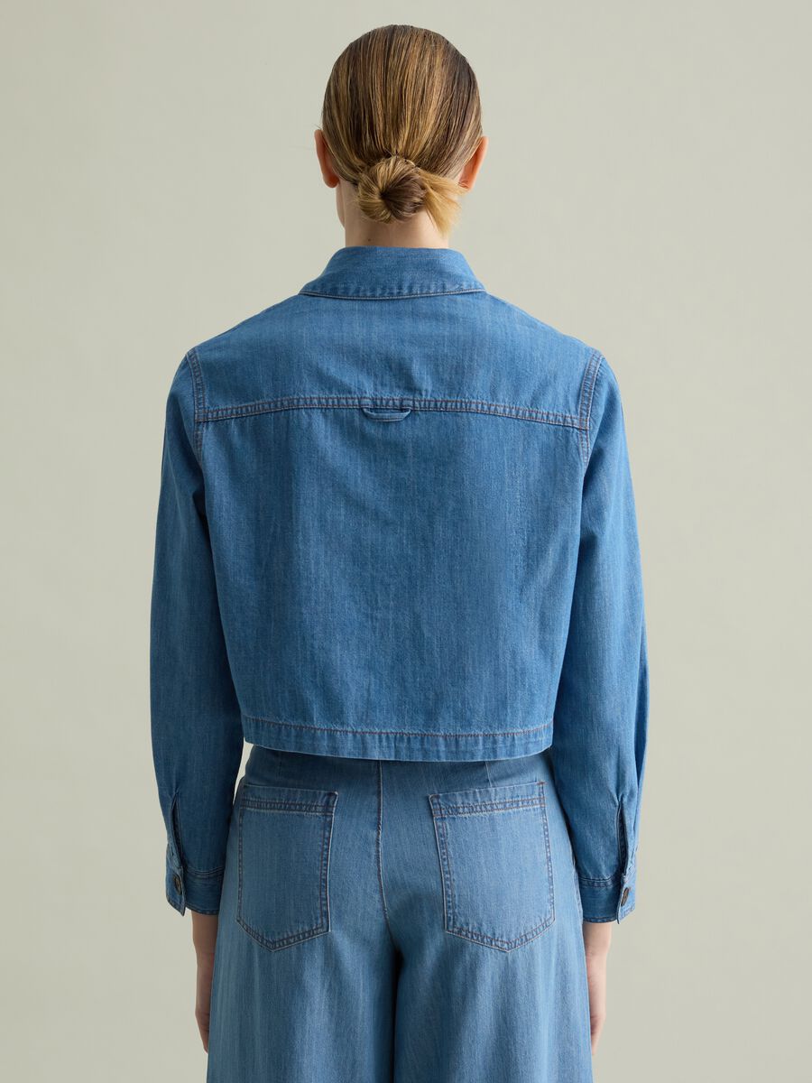 Boxy-fit denim shirt_3