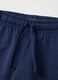 Boy's blue shorts in 100% cotton with regular fit_3
