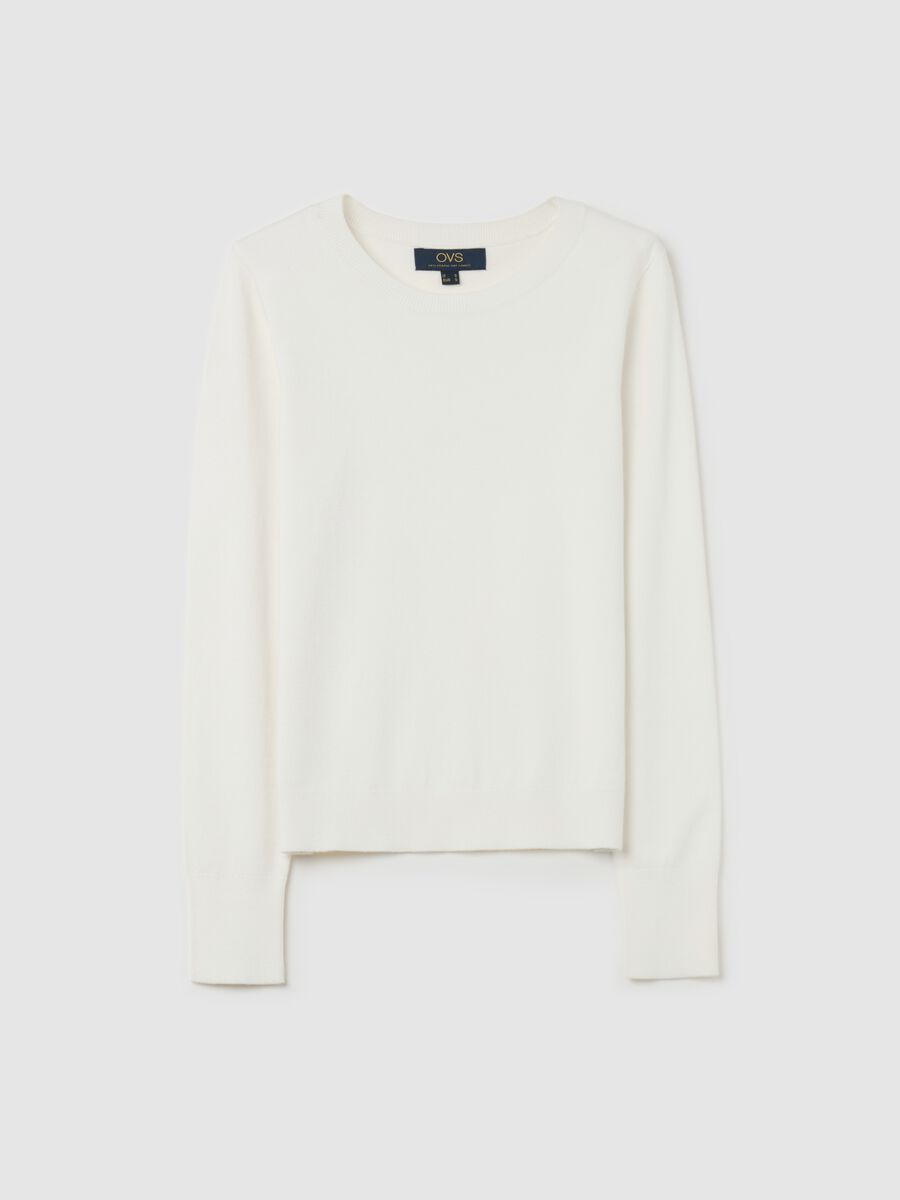 Top with round neck and long sleeves_4