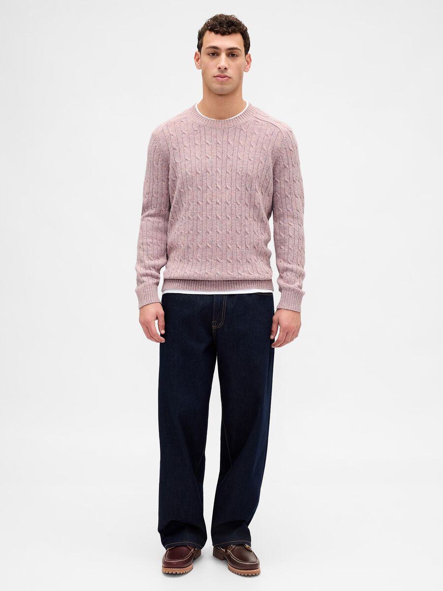 Pink wool blend jumper_2