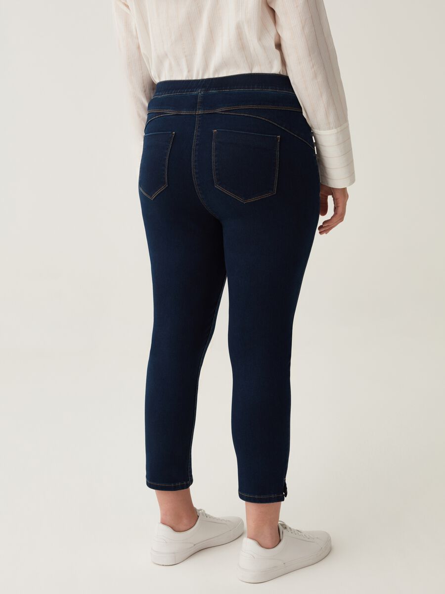 Jeggings cropped con spacchetti Curvy_2