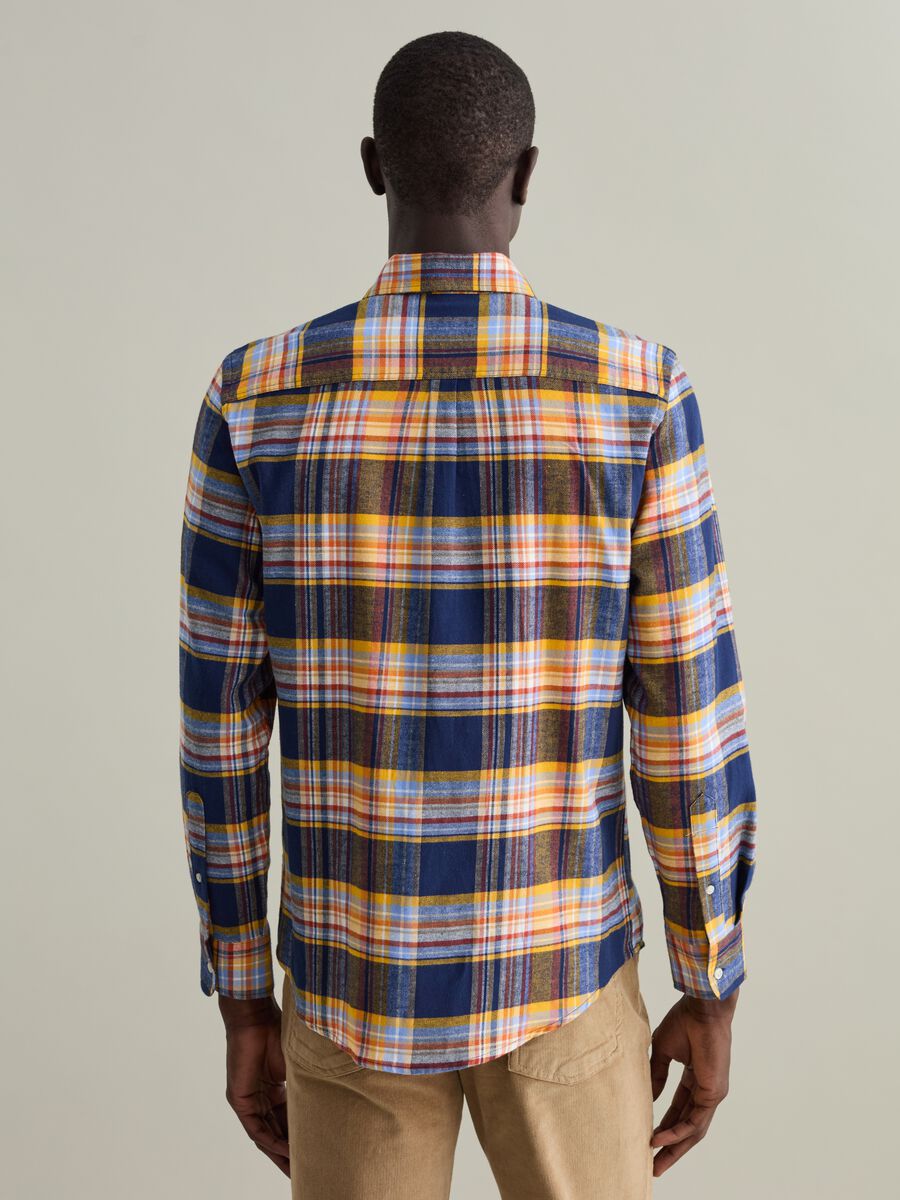 Flannel shirt with check pattern_3