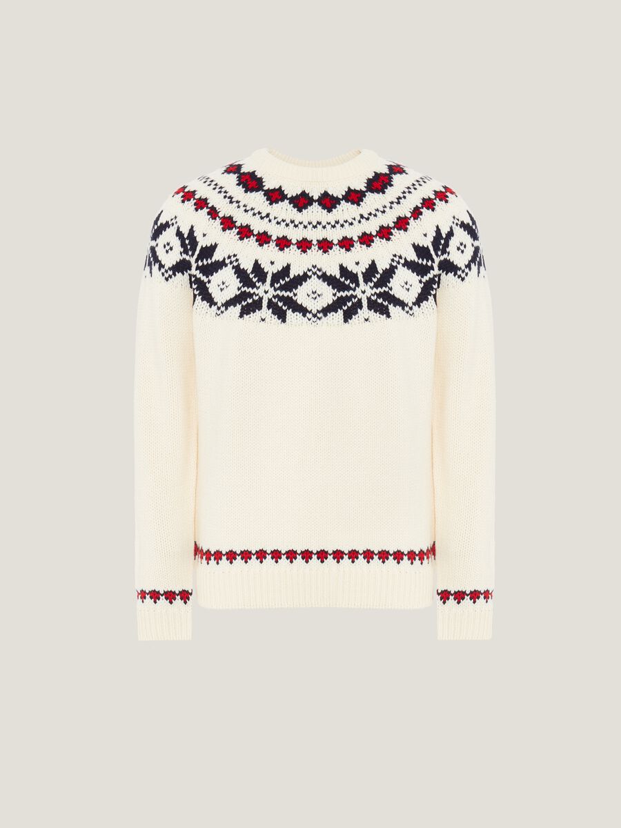 Christmas Jumper con disegno norvegese_3