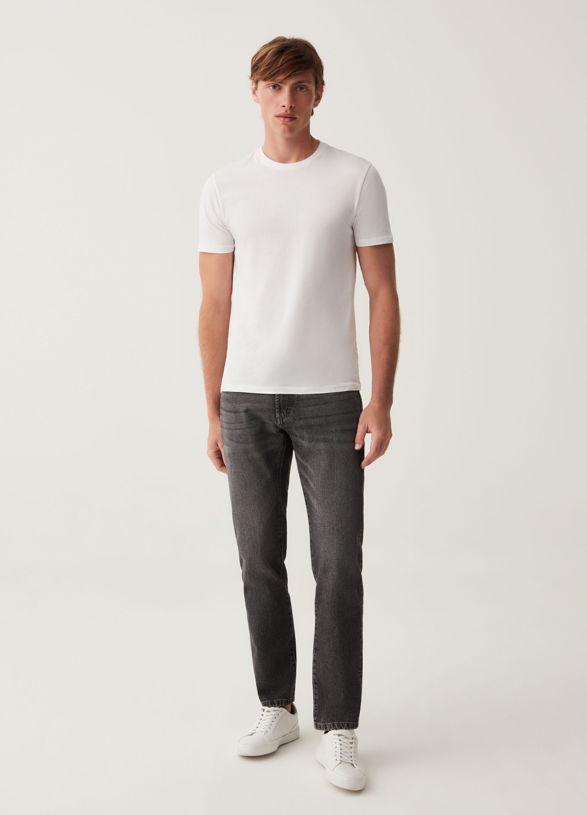 Jeans regular fit acid wash_0
