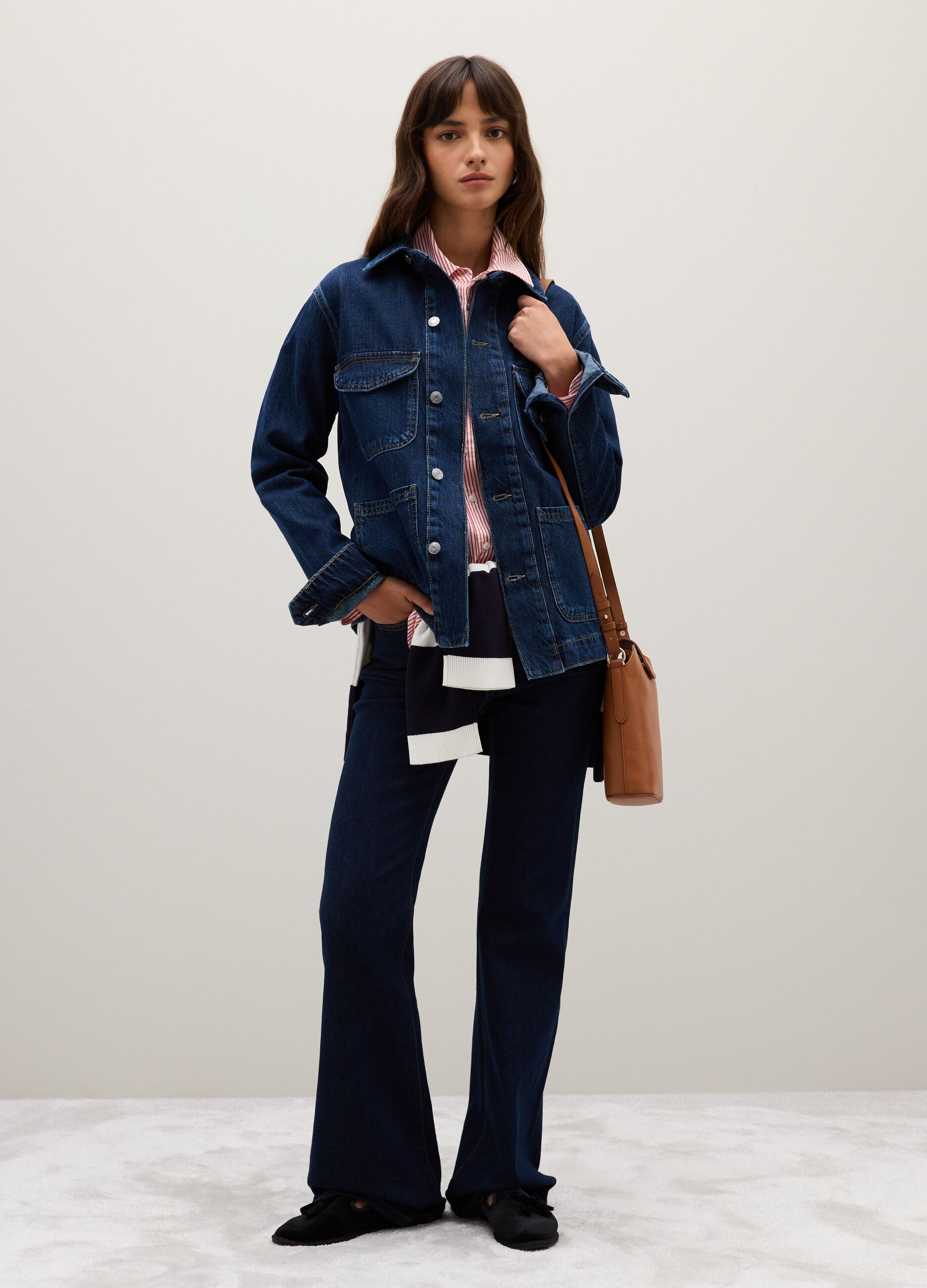 Brown shoulder bag