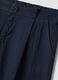 Blue stretch cotton trousers_1