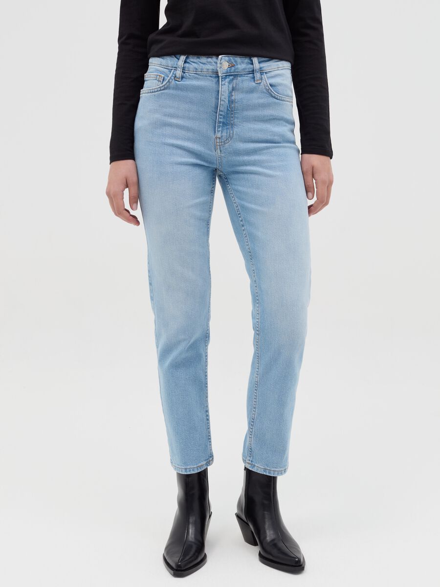 Slim-fit cropped jeans_1