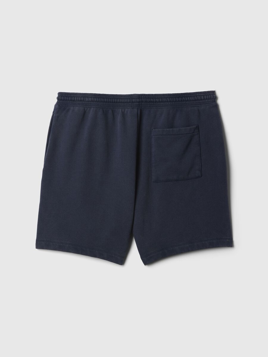 Bermuda joggers in fleece with drawstring_3